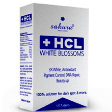 Viên trị nám sakura HCL White Blossom 120 viên Nhật Bản 
