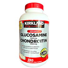 Thuốc Bổ khớp Kirkland Glucosamine Chondroitin 220 viên Mỹ