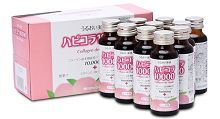 Nước Collagen De Happy 10000mg chống lão hoá (10 chai x 50ml) Nhật Bản