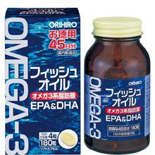 Dầu cá Omega 3 Orihiro tăng cường trí nhớ 180viên Nhật Bản