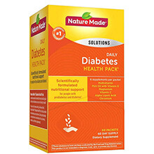 Thuốc Tiểu đường Diabetes của Mỹ Nature Made Diabetes Health Pack 60 Gói