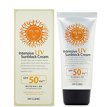 Kem chống nắng 3W Clinic Intensive UV Sunblock Cream SPF 50+ PA+++ Hàn Quốc 70ml