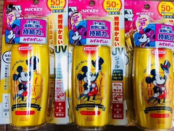 Kem Chống Nắng KOSE Suncut Hiệu Disney Mickey SPF 50+PA++++ 100g Nhật Bản