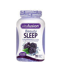 Kẹo dẻo ngủ ngon Vitafusion Beauty Sleep Gummies vị mâm xôi 90 viên Mỹ