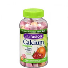 Kẹo dẻo Vitafusion Calcium 500mg Vitamins Gummy cho người lớn 100 viên Mỹ