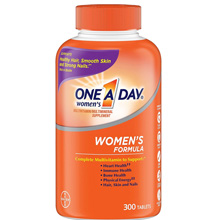 Vitamin tổng hợp cho phụ nữ dưới 50 tuổi One A Day Women's Formula Vitamins 300 viên Mỹ