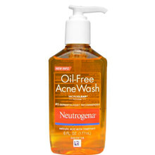 Sữa rửa mặt Neutrogena Oil-Free Acne Wash trị mụn 269ml của Mỹ
