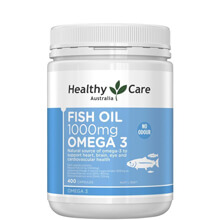 Dầu cá Omega-3 Healthy Care Fish Oil 1000mg 400 viên Úc