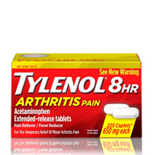 Thuốc giảm đau khớp Tylenol 8Hr Arthritis Pain 650mg Mỹ 225 viên