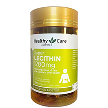 Viên mầm đậu nành Super Lecithin 1200mg Healthy Care 100 viên Úc