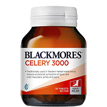 Viên uống Blackmores Celery 3000 phòng và điều trị Gút 50 viên Úc