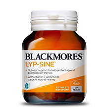 Blackmores Lyp Sine 30 viên Úc trị nhiệt miệng, chống nhiễm trùng
