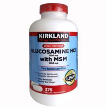 Thuốc Bổ Khớp Glucosamine HCL 1500mg Kirkland 375 viên Mỹ