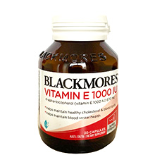 Viên bổ sung vitamin E Blackmores Vitamin E 1000IU Natural 30 viên Úc