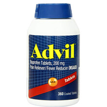 Thuốc giảm đau hạ sốt Advil Ibuprofen 200mg 360 viên Mỹ