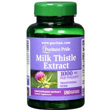 Viên uống Milk Thistle Extract 1000mg 180 viên thải độc gan Mỹ