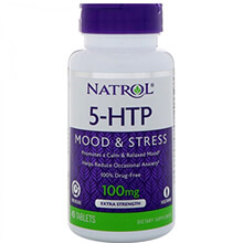 Thuốc uống Natrol 5-HTP Mood & Relaxation giảm căng thẳng Mỹ