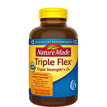 Viên Uống Nature Made Triple Flex Glucosamine Chondroitin MSM 200 viên Mỹ