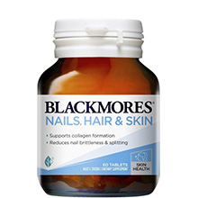 Vitamin cho tóc, móng và da Blackmores Hair Skin Nails 60 viên Úc